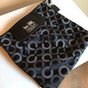 Coach black crossbody purse